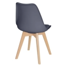Kit com 2 Cadeiras de jantar Leda com assento estofado e design moderno - Fendi