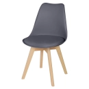 Kit com 2 Cadeiras de jantar Leda com assento estofado e design moderno - Fendi