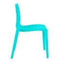 Kit com 2 Cadeiras Gruvyer com Design Contemporâneo Encosto e Assento Anatômico - Azul tiffany