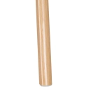 Kit com 4 Cadeiras de jantar Cassia com design moderno e assento confortável – Branco