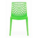 Kit com 8 Cadeiras Gruvyer com Design Contemporâneo Encosto e Assento Anatômico - Verde Claro