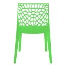 Kit com 8 Cadeiras Gruvyer com Design Contemporâneo Encosto e Assento Anatômico - Verde Claro