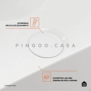Kit Cuba Cornalina e Torneira Baixa Amazonas Branco