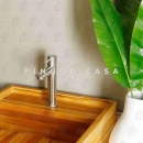 Kit Cuba Cornalina e Torneira Baixa Amazonas Branco