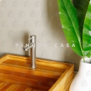 Kit Cuba Cornalina e Torneira Baixa Amazonas Branco