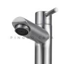 Kit Cuba de Apoio para Banheiro e Torneira Alta em Aço Inox Amazonas Pingoo.casa - Branco e Prata