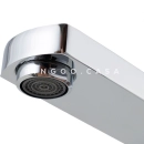 Kit Cuba de Apoio para Banheiro e Torneira Misturador Monocomando Alta Madeira Pingoo.casa - Branco e Prata