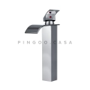 Kit Cuba de Apoio para Banheiro e Torneira Misturador Monocomando Alta Paraná Pingoo.casa - Branco e Prata