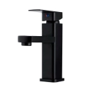 Kit Cuba de Apoio para Banheiro e Torneira Misturador Monocomando Baixa Madeira Pingoo.casa - Branco e Preto