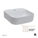 Kit Cuba de Apoio para Banheiro e Torneira Misturador Monocomando Baixa Paraná Pingoo.casa - Branco e Prata