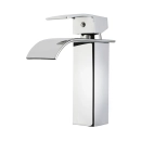 Kit Cuba de Apoio para Banheiro e Torneira Misturador Monocomando Baixa Paraná Pingoo.casa - Branco e Prata