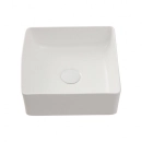 Kit Cuba de Apoio Slim Crisoprásio e Torneira Baixa para Banheiro em Aço Amazonas Pingoo.casa - Branco e Prata