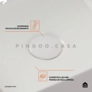 Kit Cuba de Apoio Slim Crisoprásio e Torneira Misturador Monocomando Alta Madeira Pingoo.casa - Branco e Prata