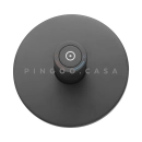 Kit Cuba de Piso para Banheiro Espinélio e Misturador de Piso Timonha - Branco e Preto