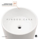 Kit Cuba de Piso para Banheiro Espinélio e Torneira de Piso Gongogi Branco e Preto