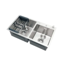 Kit Cuba Dupla Gourmet Awá e Torneira Misturador Monocomando Muru Pingoo.casa - Prata