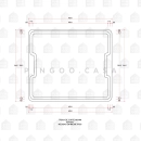 Kit Cuba Dupla Gourmet Nukini com Tábua de Corte e Torneira Misturador Monocomando Iriri Pingoo.casa - Prata