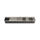 Kit Cuba Gourmet Awá 78x43cm e Calha Waiana Embutida 92x19cm Prata Aço Inox 304