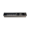 Kit Cuba Gourmet Awá 78x43cm e Calha Waiana Embutida 92x19cm Preto Aço Inox 304