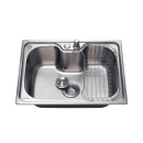 Kit Cuba Gourmet Borari com Tábua de Corte Carajás e Torneira Misturador Monocomando Munim Pingoo.casa - Prata e Preto