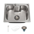 Kit Cuba Gourmet Nawa e Torneira Misturador Monocomando Muru Pingoo.casa - Prata