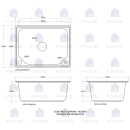Kit Cuba Gourmet para Cozinha com Acessórios Aço Inox 201 57x43cm Guarani e Torneira Misturador Monocomando Munim Prata