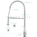 Kit Cuba Para Cozinha Em Aço Inox Com Acessórios Carajás Torneira Monocomando Envira Pingoo.casa