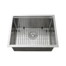 Kit Cuba para Cozinha Gourmet com Acessórios Aruá e Torneira para Cozinha Misturador Monocomando Iriri - Prata