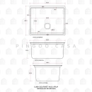 Kit Cuba para Cozinha Gourmet com Acessórios Aruá e Torneira para Cozinha Misturador Monocomando Iriri - Prata