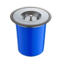 Kit Cuba para Cozinha Gourmet Pia Dupla Aço Inox com Acessórios Tábua de Corte Lixeira 5L Ticunas e Torneira Monocomando Gourmet Munim Prata