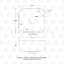 Kit Cuba Quadrada Aimoré e Tábua Para Lavanderia Prata