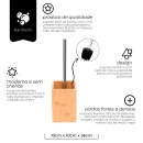 Kit Limpeza Para Banheiro Bambu - Mimo Style