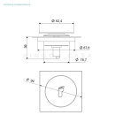 Kit Ralo Click up 10cm e 15cm Prata
