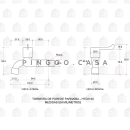 Kit Tanque Aço Inox Atikum e Torneira Paranaíba Prata