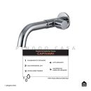 Kit Tanque Aço Inox e Torneira Capivari Prata