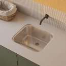 Kit Tanque Aço Inox e Torneira Capivari Prata