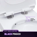 Kit Vaso Sanitário Convencional Tanzanita Branco e Ducha Manual Jacuí Pingoo.casa - Branco e Prata