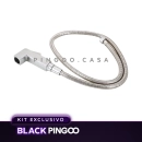 Kit Vaso Sanitário Convencional Tanzanita Branco e Ducha Manual Jacuí Pingoo.casa - Branco e Prata