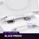 Kit Vaso Sanitário Convencional Turmalina Branco e Ducha Manual Apa Pingoo.casa - Branco e Prata