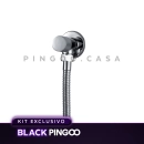 Kit Vaso Sanitário Convencional Turmalina Branco e Ducha Manual Apa Pingoo.casa - Branco e Prata