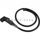 Kit Vaso Sanitário Monobloco Caixa Acoplada Barita e Ducha Manual Jacuí Pingoo.casa - Branco e Preto