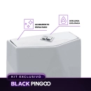 Kit Vaso Sanitário Monobloco Opala e Ducha Manual Apa Pingoo.casa - Branco e Prata