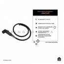 Kit Vaso Sanitário Suspenso Saída Horizontal Hematita e Ducha Manual Jacuí Pingoo.casa - Branco e Preto