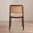 Kit 4 Cadeiras de jantar Maya com design moderno e assento confortável - Preto