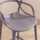 Kit 4 Banquetas média para bancada Master Allegra em Polipropileno 66 cm - Fendi