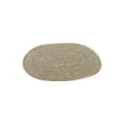 Lugar Americano Fame Juta Oval Green - Mimo Style