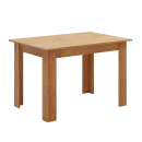Mesa de Jantar León Laráz Retangular com tampo em Madeira 110x75 cm