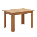 Mesa de Jantar León Laráz Retangular com tampo em Madeira 110x75 cm