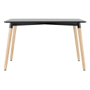Mesa de jantar retangular Eames - 60 x 120 cm - Preto