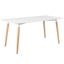 Mesa de jantar retangular Eames - 80 x 160 cm - Branco
